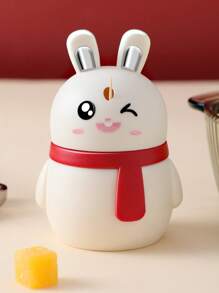 1-3pcs Cartoon Rabbit Toothpick Holders, Household Press Type Toothpick Dispenser, New Fashionable Rabbit Style Toothpick Bottle, High-End Creative Household Toothpick Canister With Press Dispenser Travel Essentials Travel Accessories Travel Must Haves