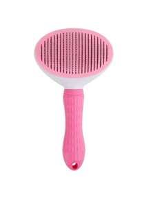1PC Cat Lover And Cat Mom Love Brush Remove Hair Cat/Dog Lover Gift And Dog/Cat Mom Love Pet Hair Removal Comb For Cat Lover And Cat Mom Loves Non-Slip Grooming Brush Stainless Steel Dog Lover And Dog Mom Love Combs Brushes Cat Lover And Cat Mom Love Accessories