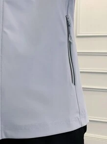 新款春夏女款素色輕量防曬外套，適合戶外騎行、釣魚、露營、海灘休閒、戶外及日常穿著，連帽女款防曬衣 - 淺藍色 - 查看 7