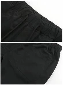 Set da 3 pantaloni cargo da uomo tinta unita, multi-tasche, casual, leggeri, per spiaggia e vacanze estive, pantaloni della tuta sciolti, pantaloni sportivi, pantaloni da trekking all'aperto, joggers, pantaloni alla caviglia casual per uso quotidiano