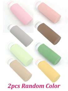 Travel Container Lotion Bottles Travel Bottle Dispenser 100ml Refillable Silicone Bottles For Cream Liquid Portable Empty Bottles Leakproof Squeeze Bottle Reusable Cosmetic Container For Shampoo And Shower Gel Liquid Suitable For Daily Use Travel And Home Use Travel Essentials Travel Accessories Travel Must Haves - Multicolor - View 11