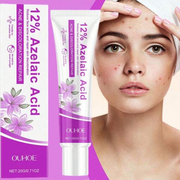Azelaic Acid Acne Care Cream, Lighten Acne, Improve Redness, Moisturizing And Moisturizing Skin Care Cream, Mild And Non-Irritating, Sensitive Muscles Can Also Be Used