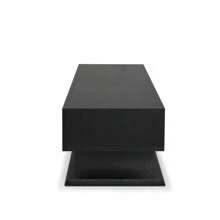 Follian Black Finish TV Stand