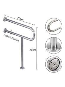 Stainless Steel Safety Grab Bar For Bathroom Toilets