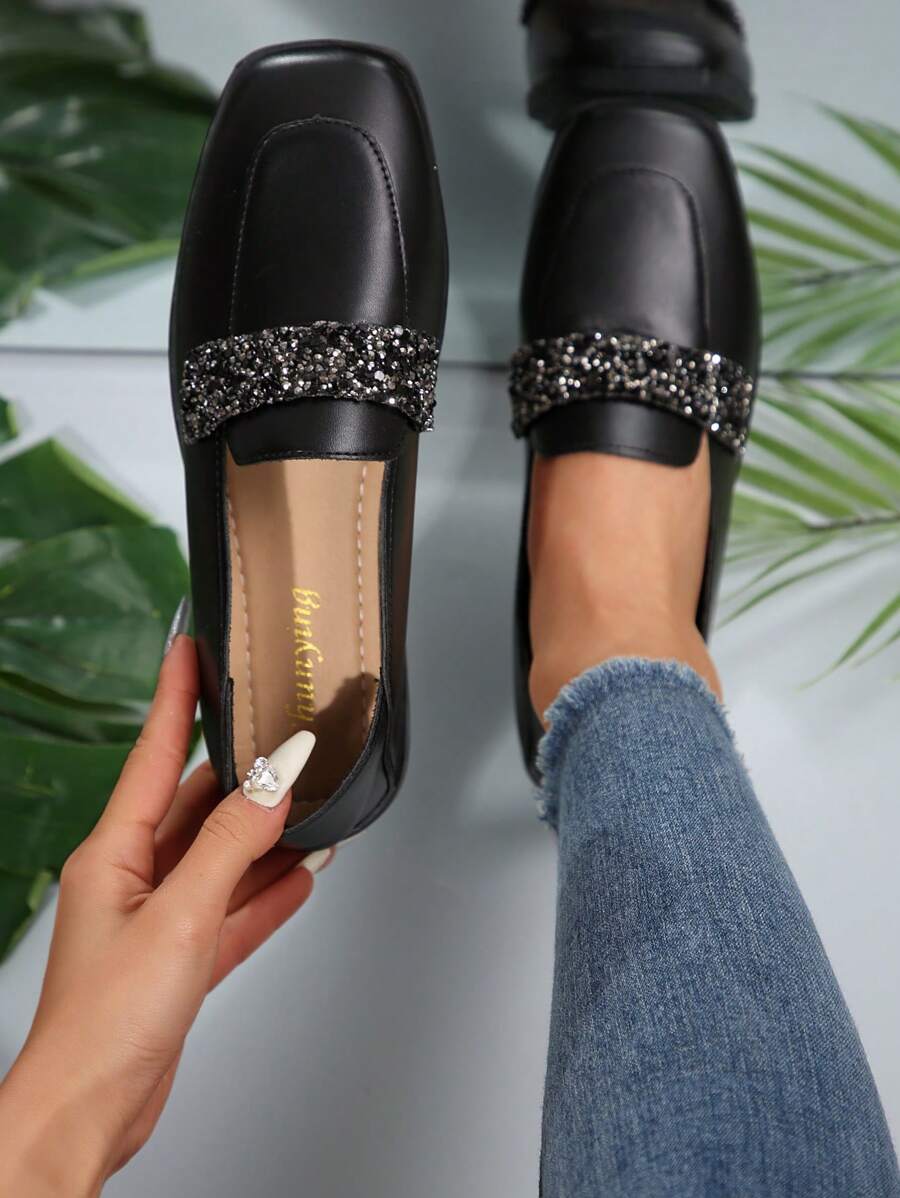 Women's Anti-Slip, Fashion, Versatile, Loafer Shoes, All Seasons