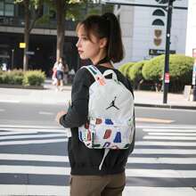 Jordan Men's And Women's Backpacks, Outdoor Sports And Leisure Bags, School Bags And Backpacks JD2513068TD-002 - Marshmallow - View 3