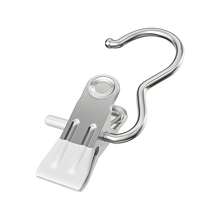 10pcs Stainless Steel Coated Clothespins Hanging Clips, Painless Hooks For Socks, Underwear Storage, Rust-Proof For Bedroom, Bathroom, Multi-Functional For Spring & Summer