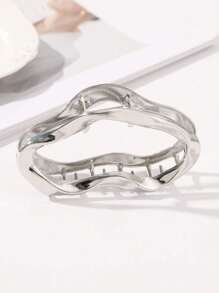 1 szt. Modna minimalistyczna spinka do włosów Hollow Claw, elegancki jednolity kolor, odpowiedni do codziennego noszenia przez kobiety (drobne zadrapania są normalne) Spinki do włosów Spinka do włosów Spinki do włosów Spinka do włosów Chwytak do włosów Jesienno-zimowe akcesoria do włosów dla kobiet na wakacje, stroje damskie