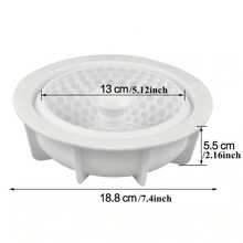 1pc Sakya Fruit Doughnut Mold - 3D Silicone Cake Mold For DIY Cake Decoration And Chocolate Making - Ideal Kitchen Tool And Accessory For Home