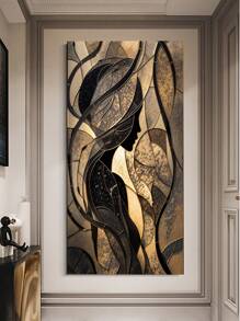 1pc Wall Arts Posters,Of Vintage Contemporary Frameless Abstract Canvas Wall Paintings And Art Prints, Suitable For Living Room, Bedroom, Bathroom Decoration, Frameless, Home Aesthetic Decoration, And Ideal Holiday Gifts