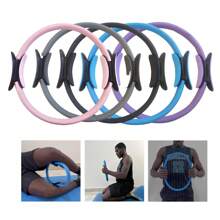 Flexible Arc Toning Ring For Pilates Yoga - 黑色 - 查看 6