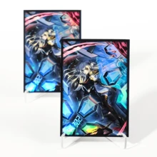 Vorinclex 100PCS 63X90mm Anime Cards Sleeves For YGO/ Min Photo Trading Cards Protector Card Collecting Enthusiasts - Màu xanh lam - Xem 1