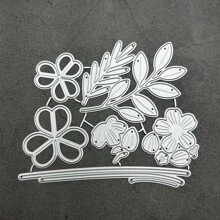 [Spring/Summer Edition] Spring Flower Clover Cutting Dies Luck Leaf Embossing Metal Dies Cut For DIY Scrapbooking Album Decorative Paper Crafting Card Making