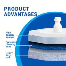 20pcs/10pcs Toilet Brush Disposable, No Dead Corners, Replaceable Cleaning, Household Cleaning, Toilet, Bathroom Cleaning, Sponge Brush