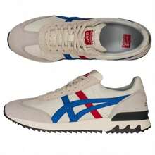 Onitsuka Tiger 适合日常穿着的男士休闲百搭舒适运动鞋 - 白灰色 - 查看 8