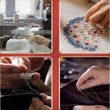 1 pièce Découseur de couture vintage à broderie, coupe-fil portatif pour la couture et la broderie, outil d'artisanat multicolore, vêtements, outil de couture