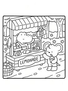 1pc Cozy Friends Coco Coloring Book Featuring Super Cute Animal Characters In Cozy Hygge Moments For Relaxation Children's Gifts, Cute Cartoon Coloring Books Gifts Toys For Girls And Boys Teen Kids Toys Wyo Colouring Book - Multicolor - View 10