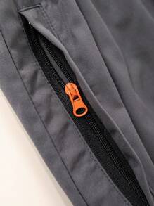 Tween Boy Street Casual Embroidered Zipper Pocket Cargo Shorts, 3 Piece Set - Multicolor - View 8