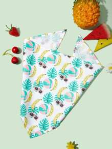 Strawberry Print Pet Bandana