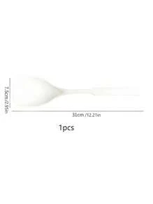 1pc Silicone Spatula & Ladle 2-In-1, High Temperature Resistant, Non-Stick Cookware Dedicated Stir Fry Spatula With Scale