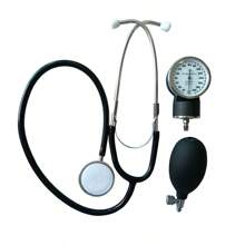 Manual Arm Style Blood Pressure Monitor With Stethoscope, With Black Storage Case, Convenient To Carry, Aneroid Sphygmomanometer With Adult Cuff