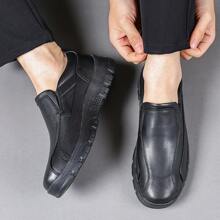 Men's Hiking Shoes, Outdoor Trekking Shoes, Walking Shoes, Casual Shoes, Loafers, Flat Shoes, Casual Sneakers, Driving Shoes - Black - View 4