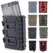 1 pieza Portabalas táctico universal para exteriores M4/5.56/7.62, portacargadores de única ajustable - Multicolor - Ver 1