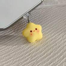 New Cute 3D Star Shaped Dust Plug, Cartoon Phone Dust Plug, Fits Apple 16 Charging Port, Type-C Interface, Universal Pendant, Suitable As Friend/Girlfriend Gift, Anti-Lost - Multicolor - View 22