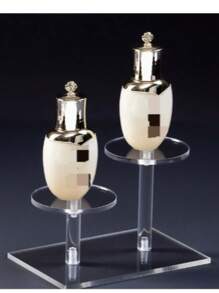 Acrylic Trapezoid Display Shelf, Multi-Function Holder Rack For Cosmetics, Jewelry, Collectibles, Figurines