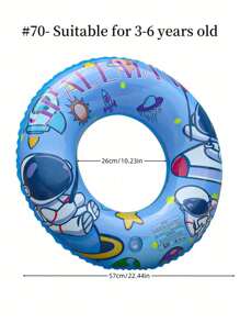 Astronaut Swim Ring, [ Thick PVC] Material, Thick | Child, Teen, Adult Anti-Side Float Life Buoy, Portable Beach Pool Party Birthday Gift