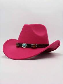 1 件儿童卷边派对帽，可拆卸配件，适合节日、聚会、郊游