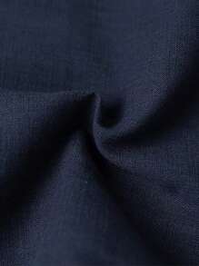 Linen Pants For Women Summer Casual High Waisted Drawstring White Beach Pant - 藏蓝色 - 查看 5