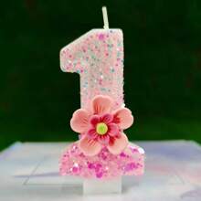 Shiny Pink Number Candles, Birthday Candles, Birthday Decorations, Happy Birthday, Cake Candles, Room Decorations
