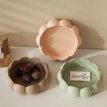 Silicone Lotus Flower Edge Mold DIY Fragrance Bead Gypsum Storage Dish Epoxy Resin Jewelry Mold - White - View 4