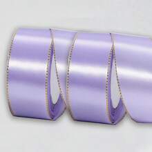 Paquete de 2 piezas de cinta dorada de 4 cm de ancho y 21 m de largo, para manualidades en ramos de rosas, decoración de tartas y cajas de regalo, decoración de bodas, cinta de satén