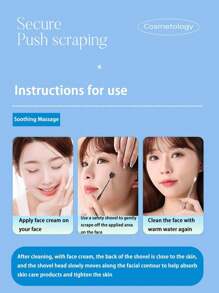 不锈钢黑头去除工具 - 低过敏性清洁装置，光滑纹理末端，适合所有肤质，无香料，温和设计 - 銀色 - 查看 9