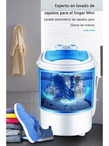 Lavadora Semi Automática Rentable Puede Escurrir El Agua - Azul - Ver 4