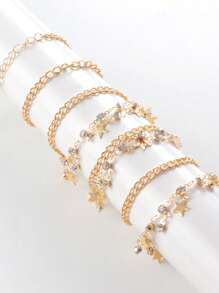 手工制作时尚 Diva 星水晶吊坠多层流苏腰链，性感沙滩比基尼腰饰，适合女性