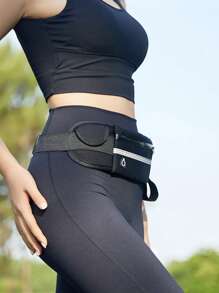 Pochete refletiva para corrida para homens e mulheres - Pochete ajustável à prova d'água com bolso para celular - Ótima para corrida ao ar livre e ciclismo