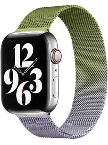 1pc Men Women Milanese Loop Strap Compatible With Apple Watch Band 45mm 44mm 40mm 49mm 46mm 41mm 38mm 42mm Fashion Magnetic Bracelet Compatible With IWatch Series 11 10 Ultra 9 8 7 6 SE 5 4 3 2 1 Stainless Steel Wristband