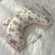 聚酯材料宠物毛绒枕头，适合睡觉，比小狗和熊更柔软、更舒适。宠物枕头