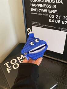 1pc-Personalized Monster Zipper Creative Pocket Change Key Lipstick Earphone Pendant Mini Cute Small Pendant Keychain Suitable For Carrying Earphones, Lipstick And Small Items When Going Out Gifts Birthday Graduation