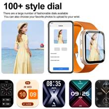 Smart Watch, Wireless Calling /Dial, Multi -Sport Mode, Calling Reminder And Rejection, SMS Reminder, Custom Wallpaper,Holiday Gifts, Birthday Gifts