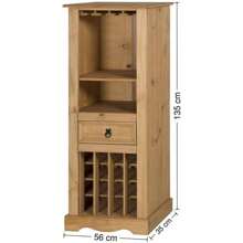 Corona Furniture Corona Wine Rack - AntiqueWax1 - View 2