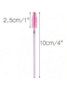 100pcs/50pcs/10pcs Eyelash Extension, Colorful Eyelash Extension, Crystal Eyebrow Brush, Mascara, Applicator Wands, Eyelashes, Makeup Brushes, Cosmetic Tool Set