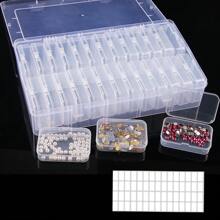 30 Stücke mini transparente Kunststoff-Aufbewahrungsboxen: geeignet für kleine Artikel, Schmuck, Werkzeug, Büromaterial, DIY Kunst und Handwerk