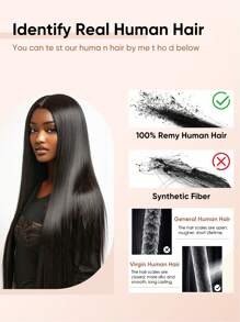 jessie's wig 预切 4x4 蕾丝波浪层剪无胶假发真人头发佩戴和使用无胶假发 180% 密度 100% 真人头发 16-26 英寸 - SNatural - 查看 11