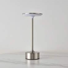 1pc Charging Induction Metal UFO Table Lamp, Camping LED Atmosphere Light, Hotel/Restaurant/Bedroom Decor Lamp, Rechargeable Night Light