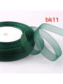 50 码/包,1.2 厘米宽彩色头带丝带,工艺圣诞面料蕾丝丝带,礼品包装绳,万圣节,万圣节装饰情人节 - 彩色 - 查看 13