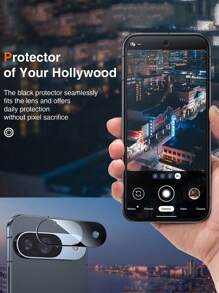 2-3pcs HD Scratch Resistant Anti-Oil Coated Screen Protector + 2pcs Camera Lens Protector Film For Pixel 9/9 Pro/9 Pro XL/9 Pro Fold/6/Pixel 7/Pixel 7a/Pixel 8/Pixel 8 Pro Gift For Birthday, Family, Friends Tempered Glass, Phone Screen Protector, Phone Accessories - White - View 11